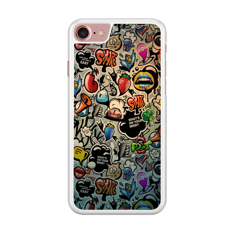 Doodle 004 iPhone 8 Case