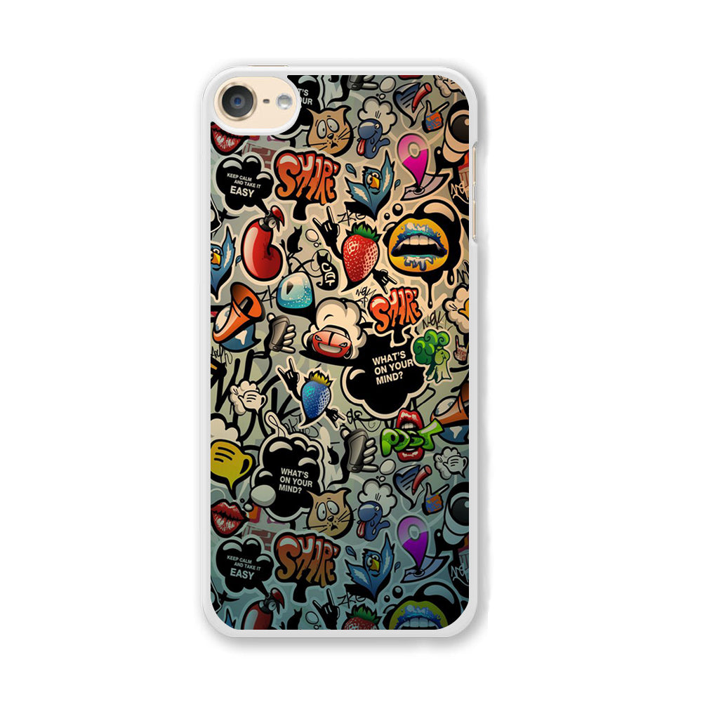 Doodle 004 iPod Touch 6 Case