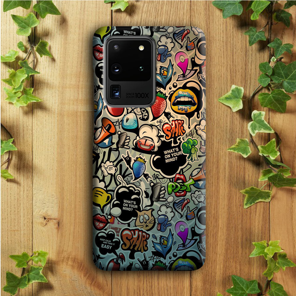 Doodle 004 Samsung Galaxy S20 Ultra Case