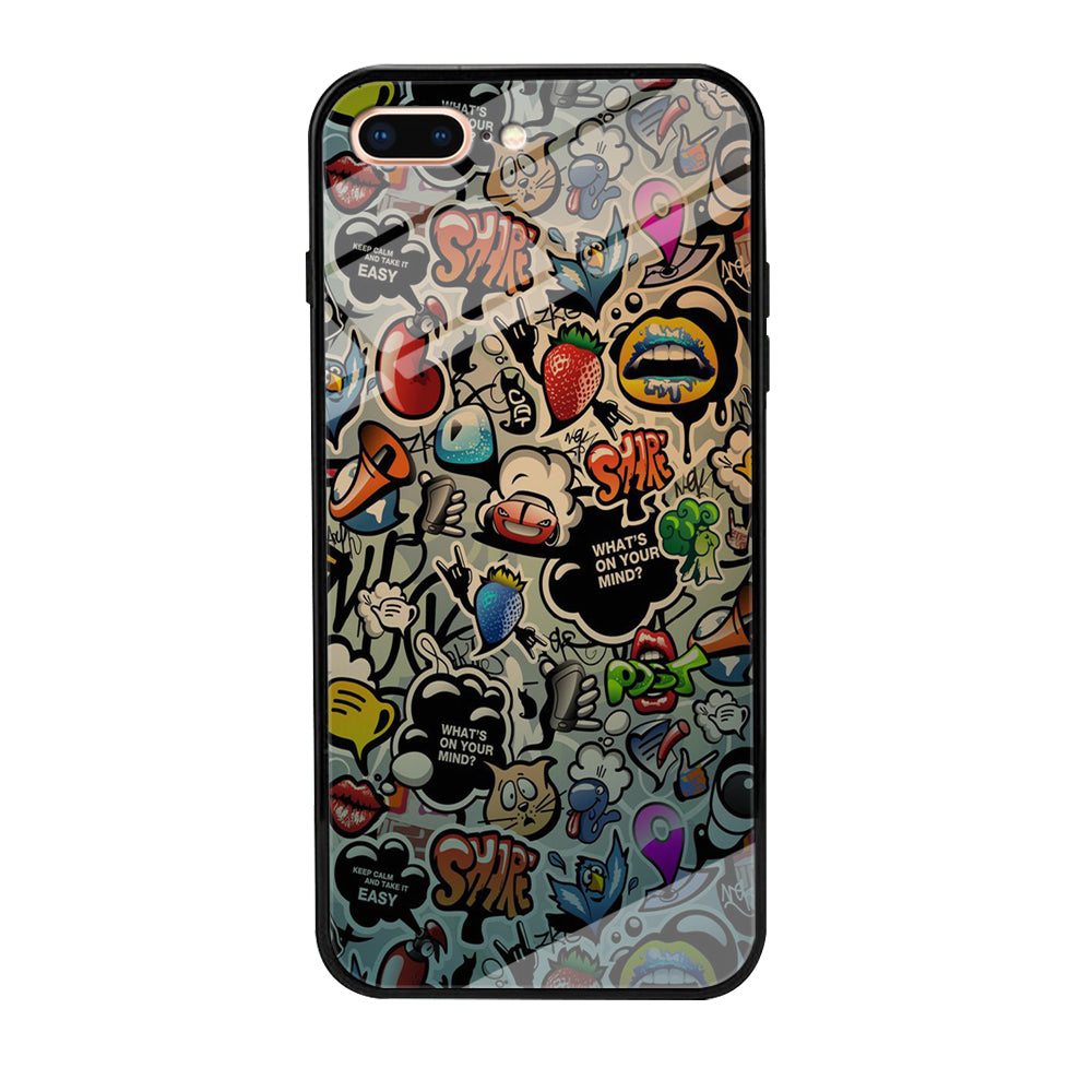 Doodle 004 iPhone 8 Plus Case