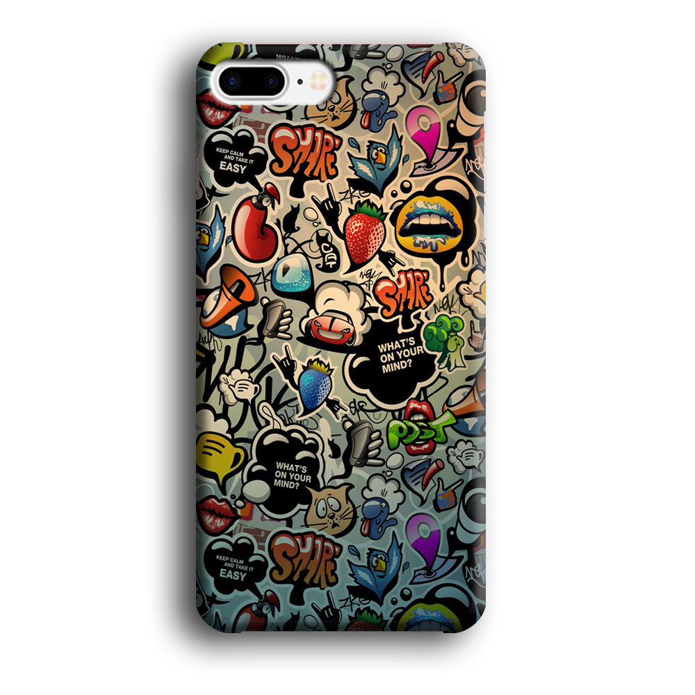 Doodle 004 iPhone 8 Plus Case