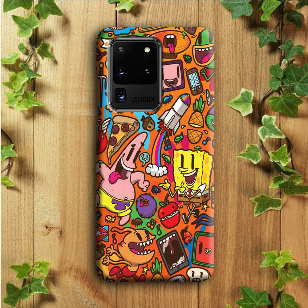 Doodle Art 005 Samsung Galaxy S20 Ultra Case