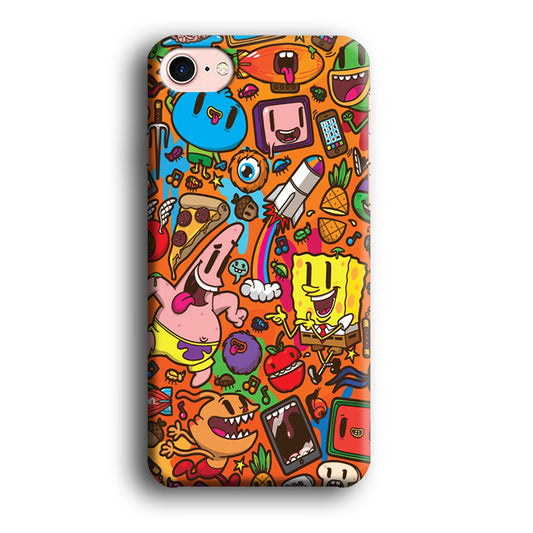 Doodle Art 005 iPhone 8 Case