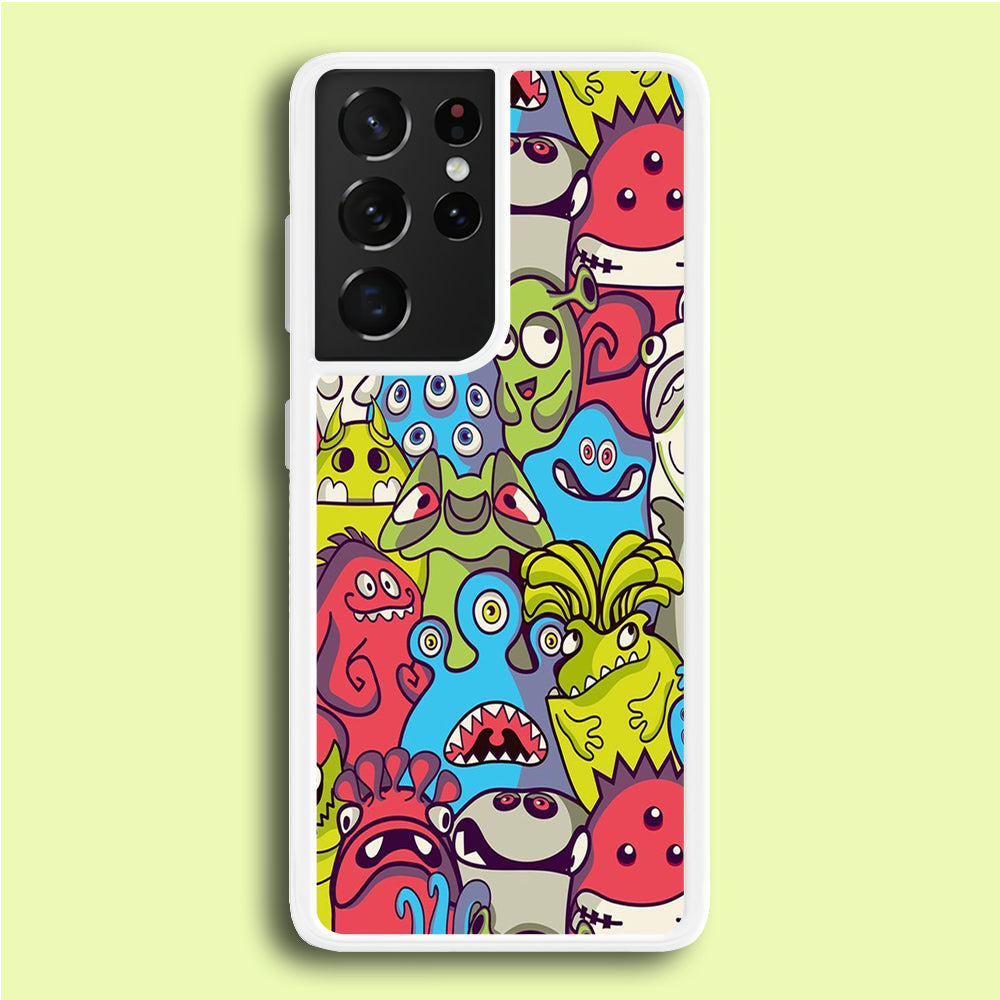 Doodle Art 006 Samsung Galaxy S21 Ultra Case