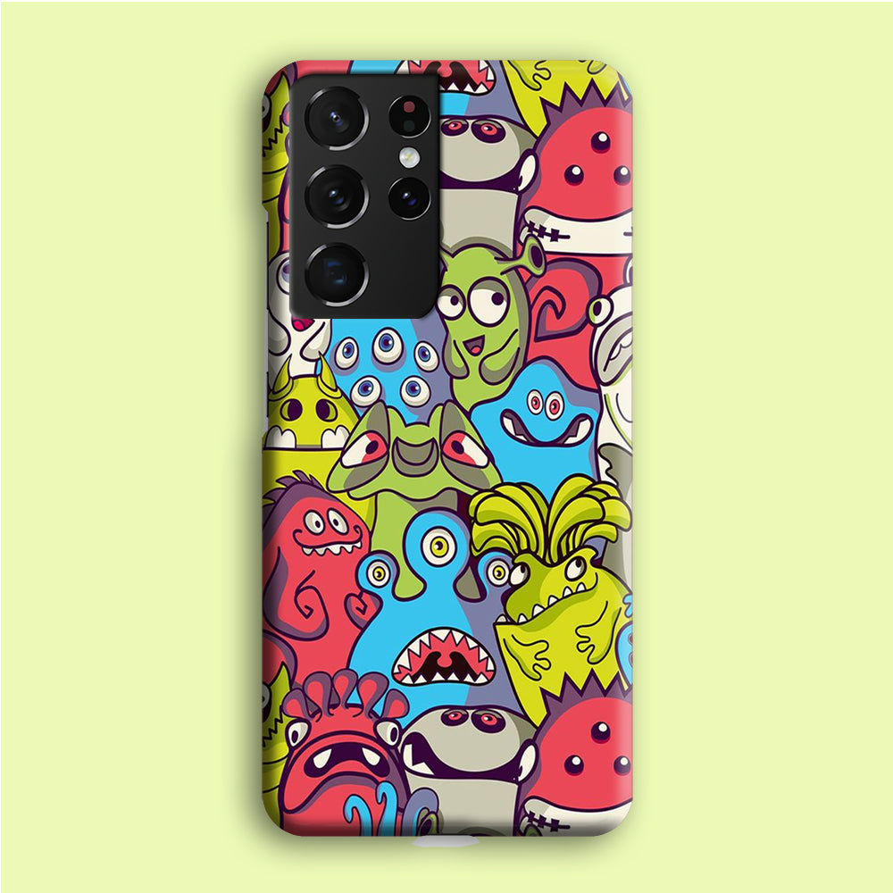 Doodle Art 006 Samsung Galaxy S21 Ultra Case