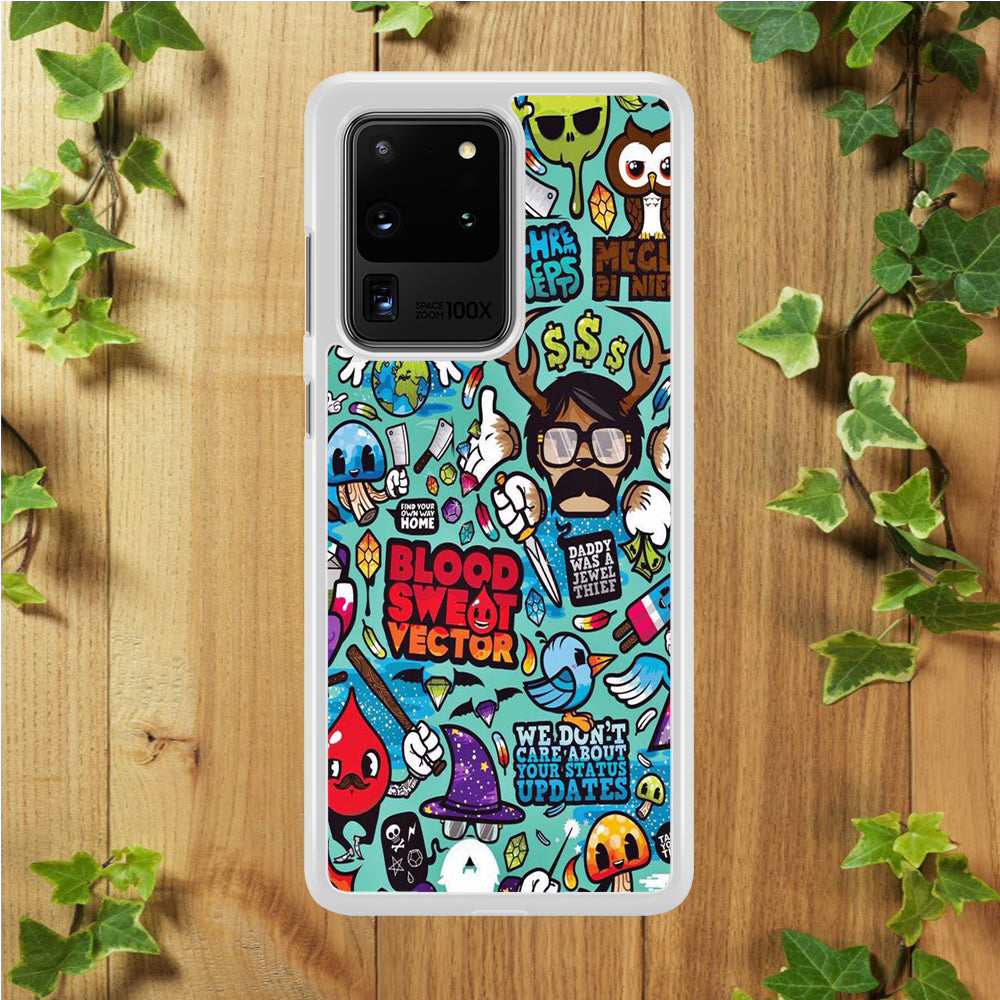 Doodle Art 013 Samsung Galaxy S20 Ultra Case