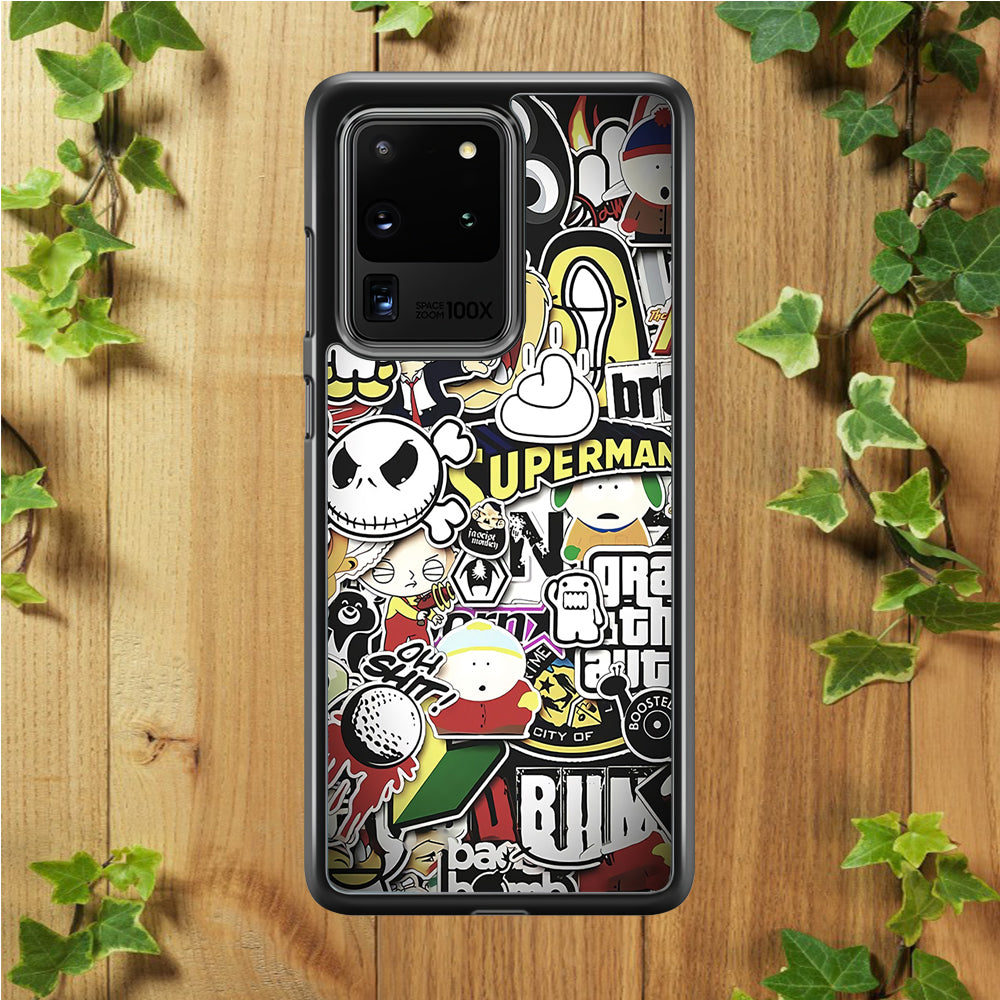 Doodle Art 014 Samsung Galaxy S20 Ultra Case