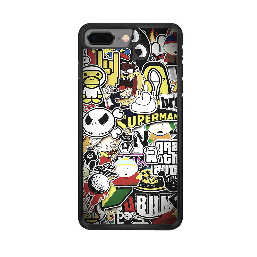 Doodle Art 014 iPhone 8 Plus Case