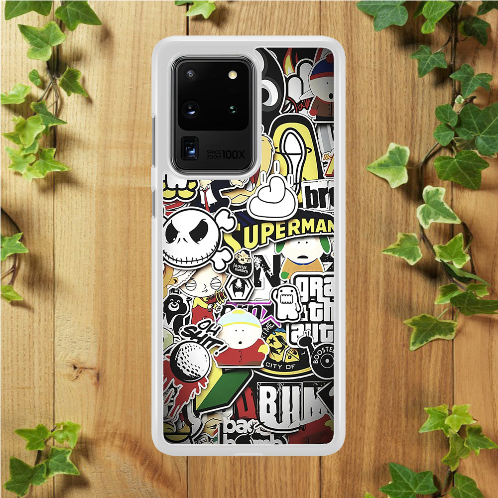 Doodle Art 014 Samsung Galaxy S20 Ultra Case