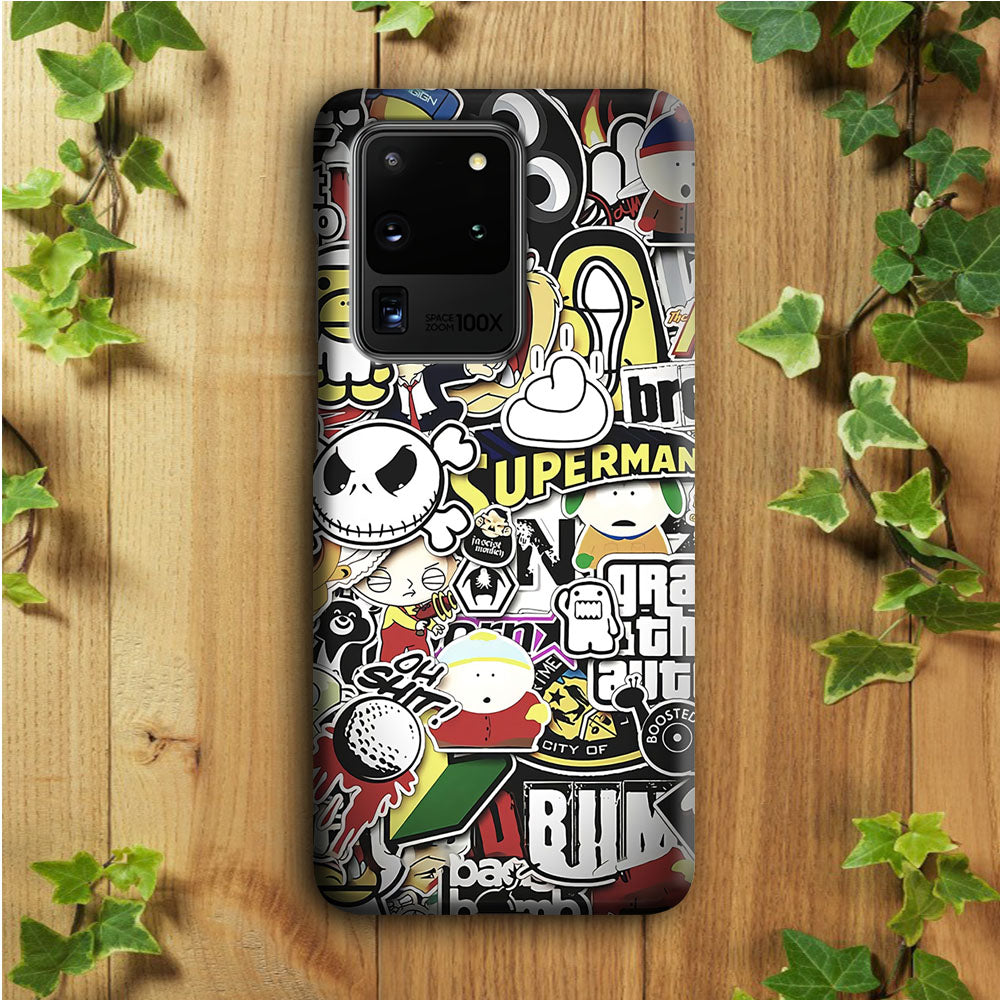 Doodle Art 014 Samsung Galaxy S20 Ultra Case