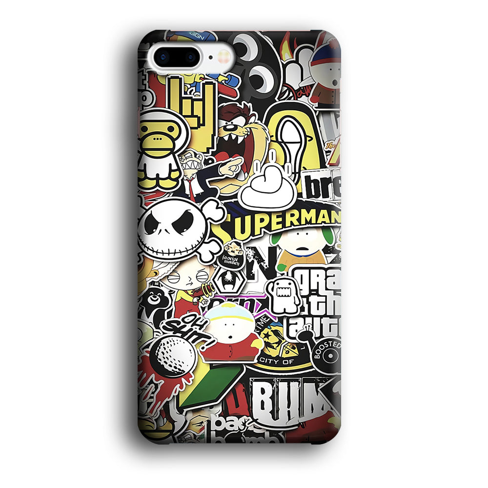 Doodle Art 014 iPhone 8 Plus Case