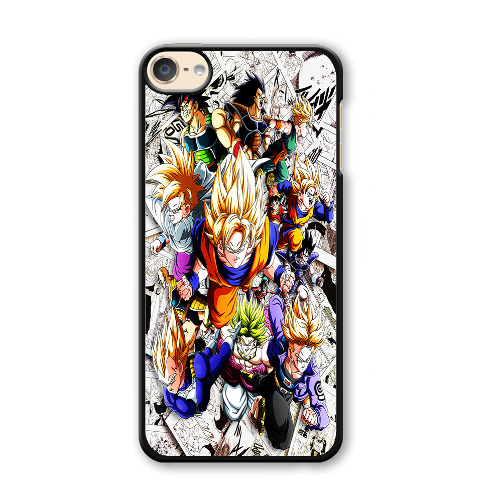 Dragon Ball Z Comic Background iPod Touch 6 Case