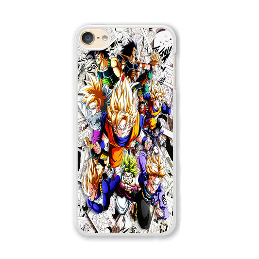 Dragon Ball Z Comic Background iPod Touch 6 Case