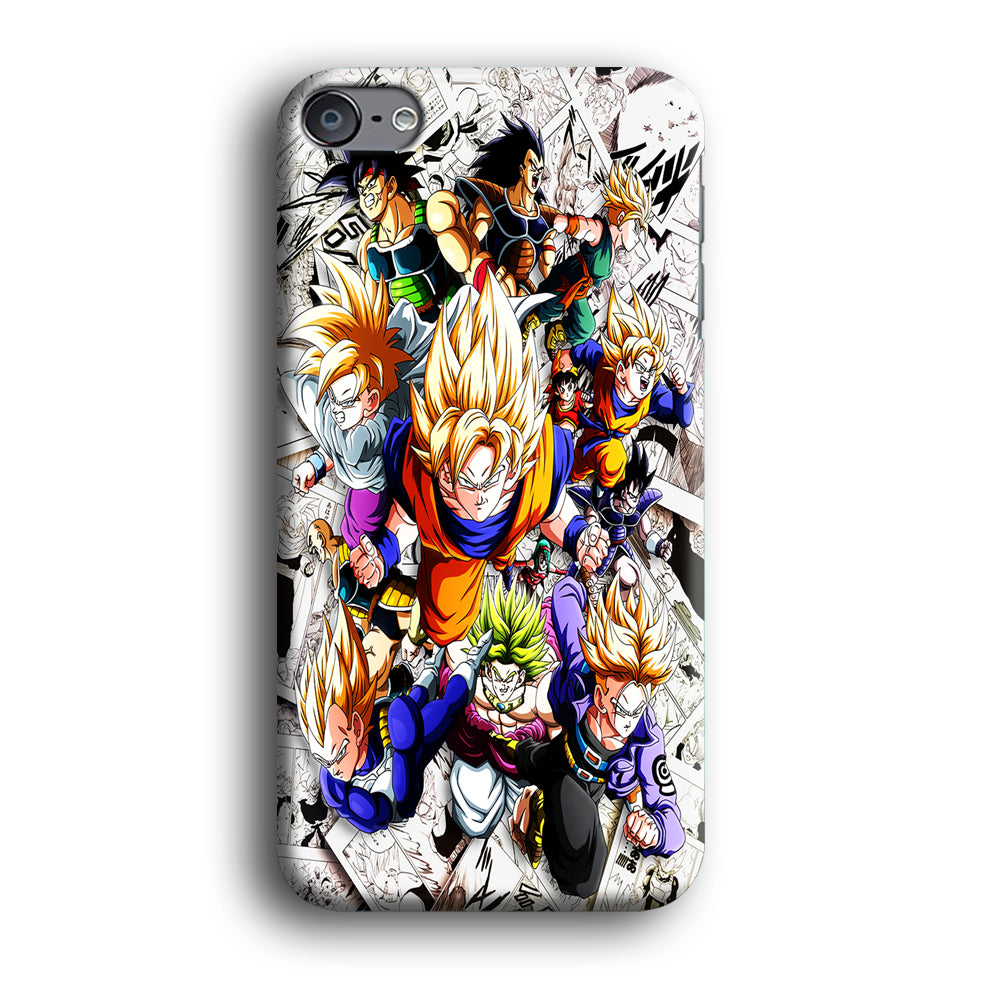 Dragon Ball Z Comic Background iPod Touch 6 Case