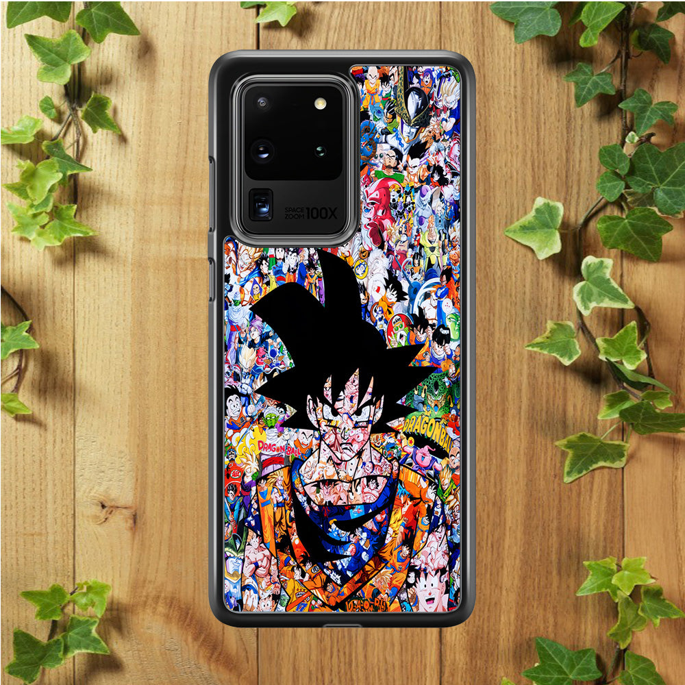 Dragon Ball Z Sticker Bomb Samsung Galaxy S20 Ultra Case