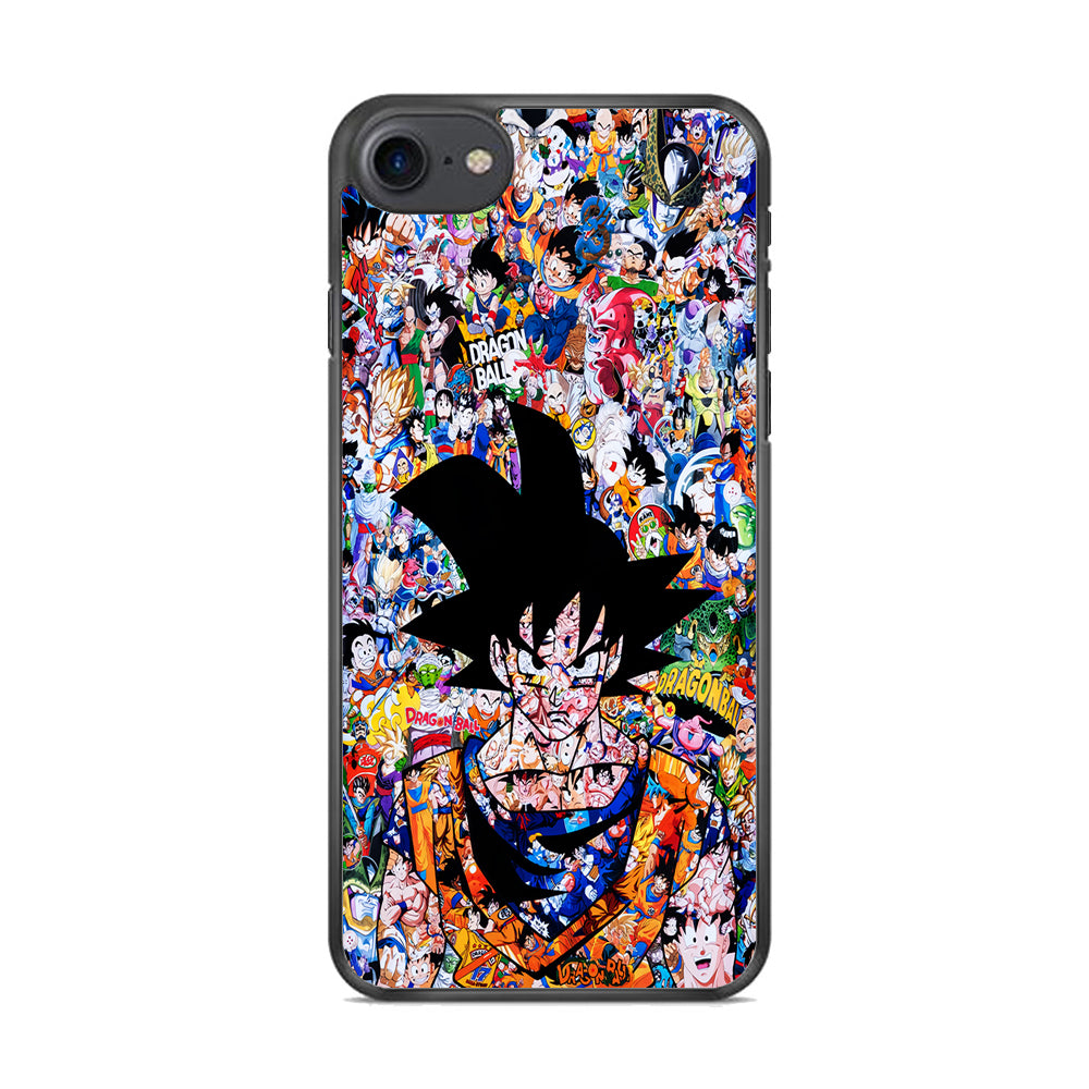 Dragon Ball Z Sticker Bomb iPhone 8 Case