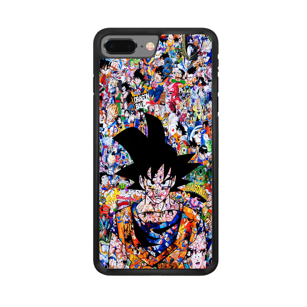 Dragon Ball Z Sticker Bomb iPhone 8 Plus Case