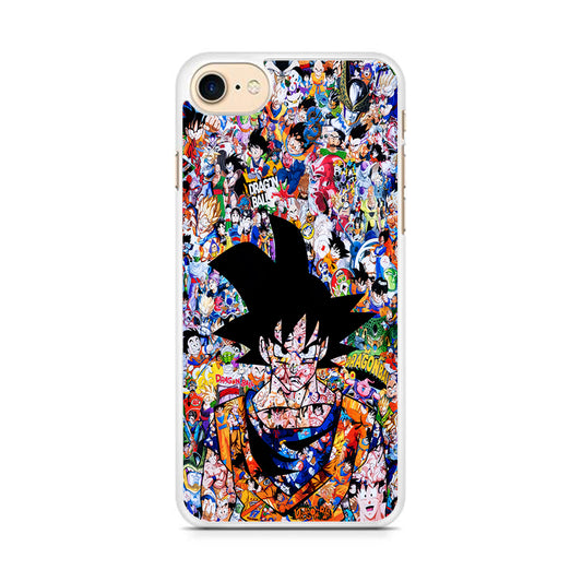 Dragon Ball Z Sticker Bomb iPhone 8 Case