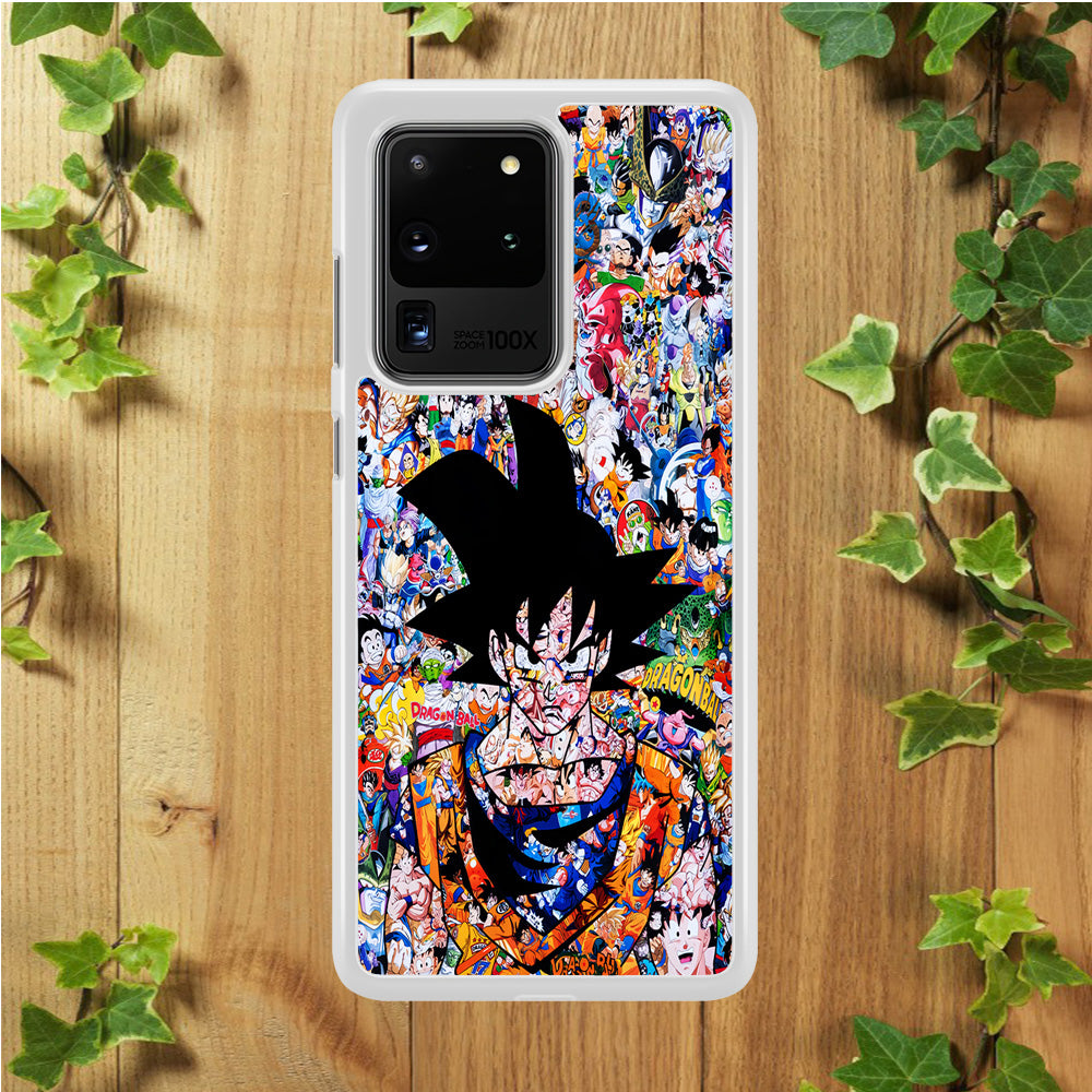 Dragon Ball Z Sticker Bomb Samsung Galaxy S20 Ultra Case