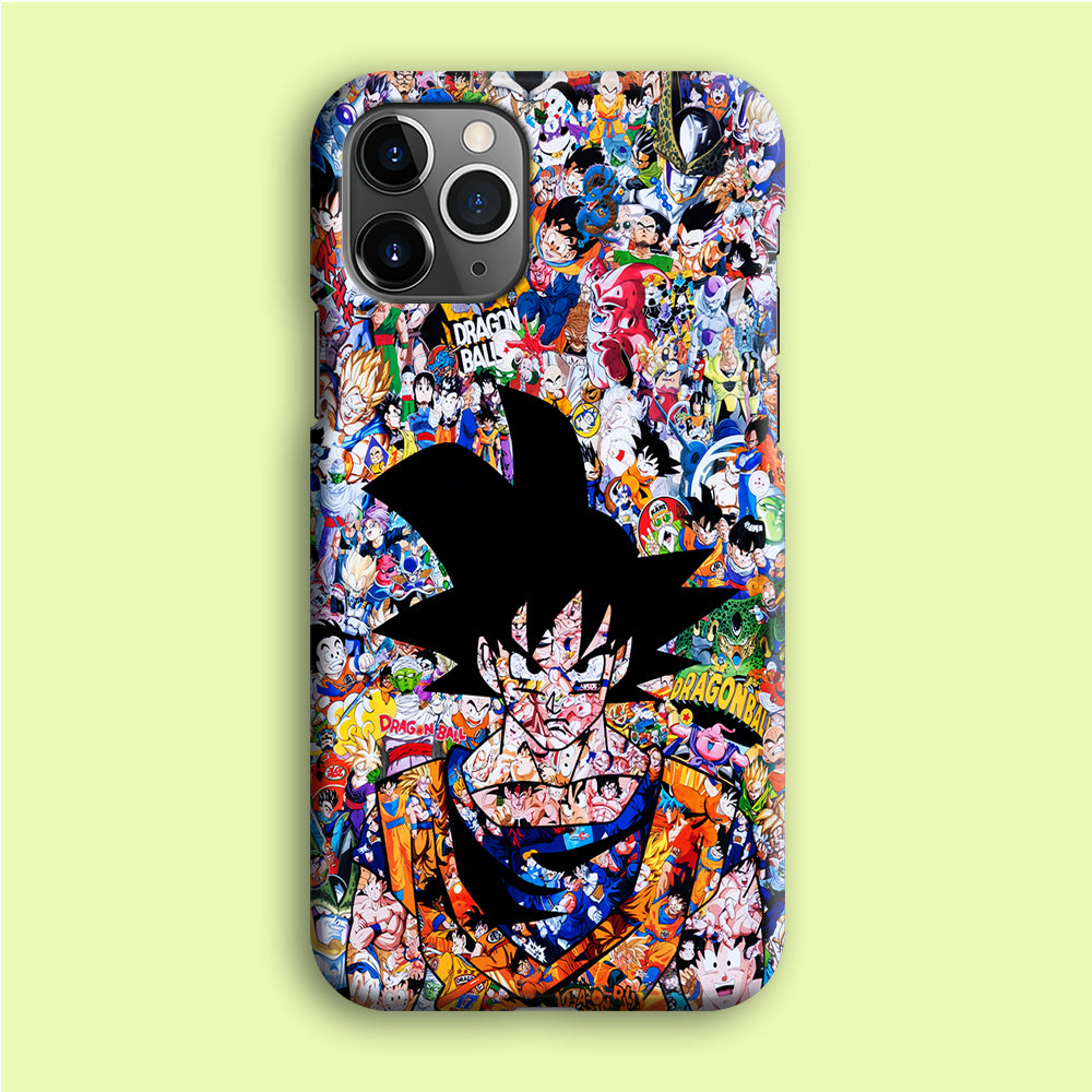 Dragon Ball Z Sticker Bomb iPhone 12 Pro Case