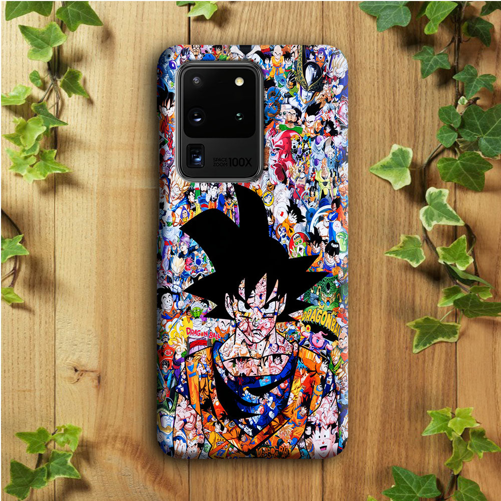 Dragon Ball Z Sticker Bomb Samsung Galaxy S20 Ultra Case