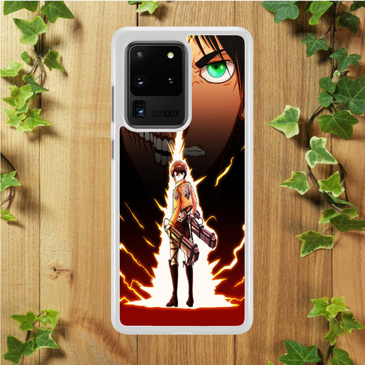 Eren Jeager Titan Shifter Samsung Galaxy S20 Ultra Case