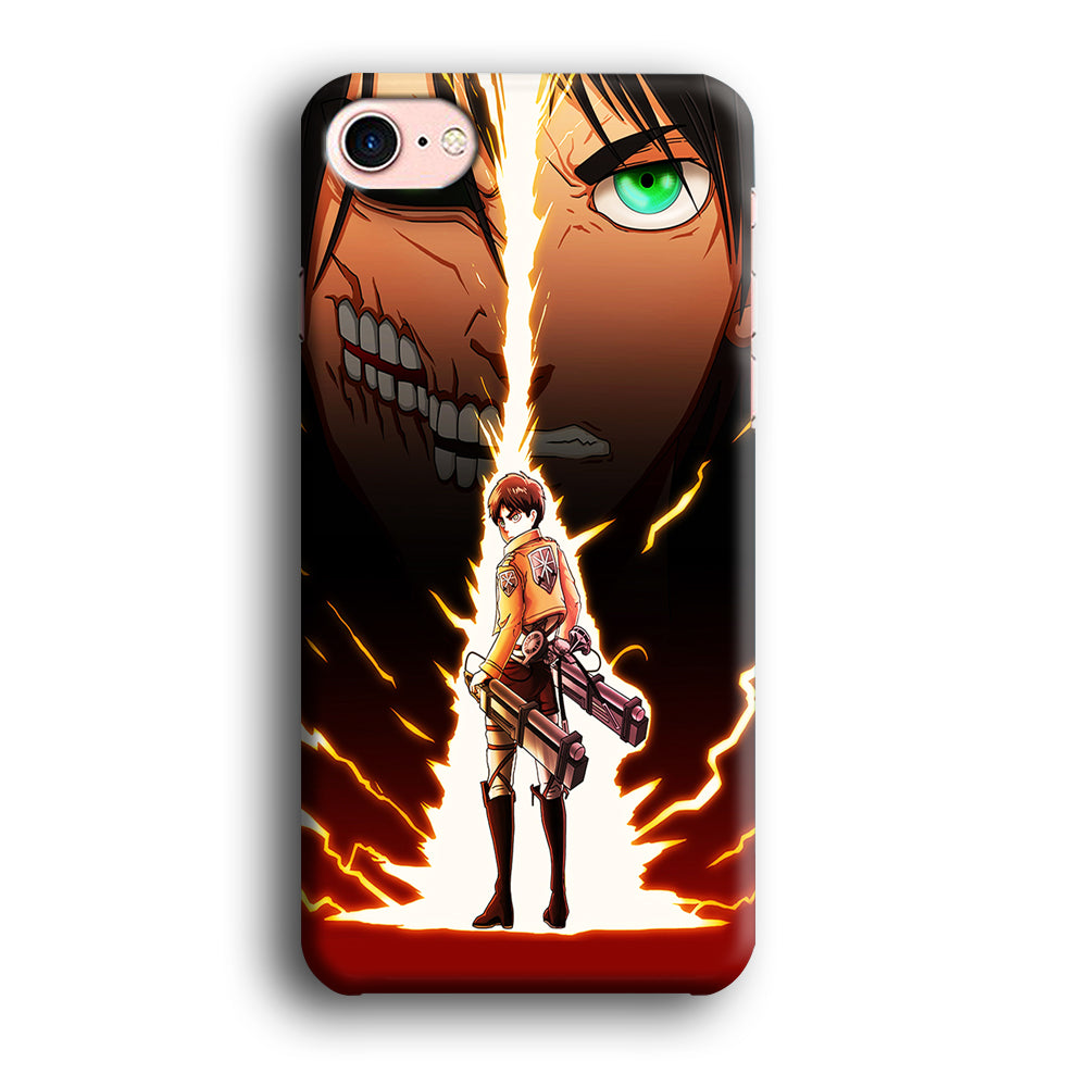 Eren Jeager Titan Shifter iPhone 8 Case