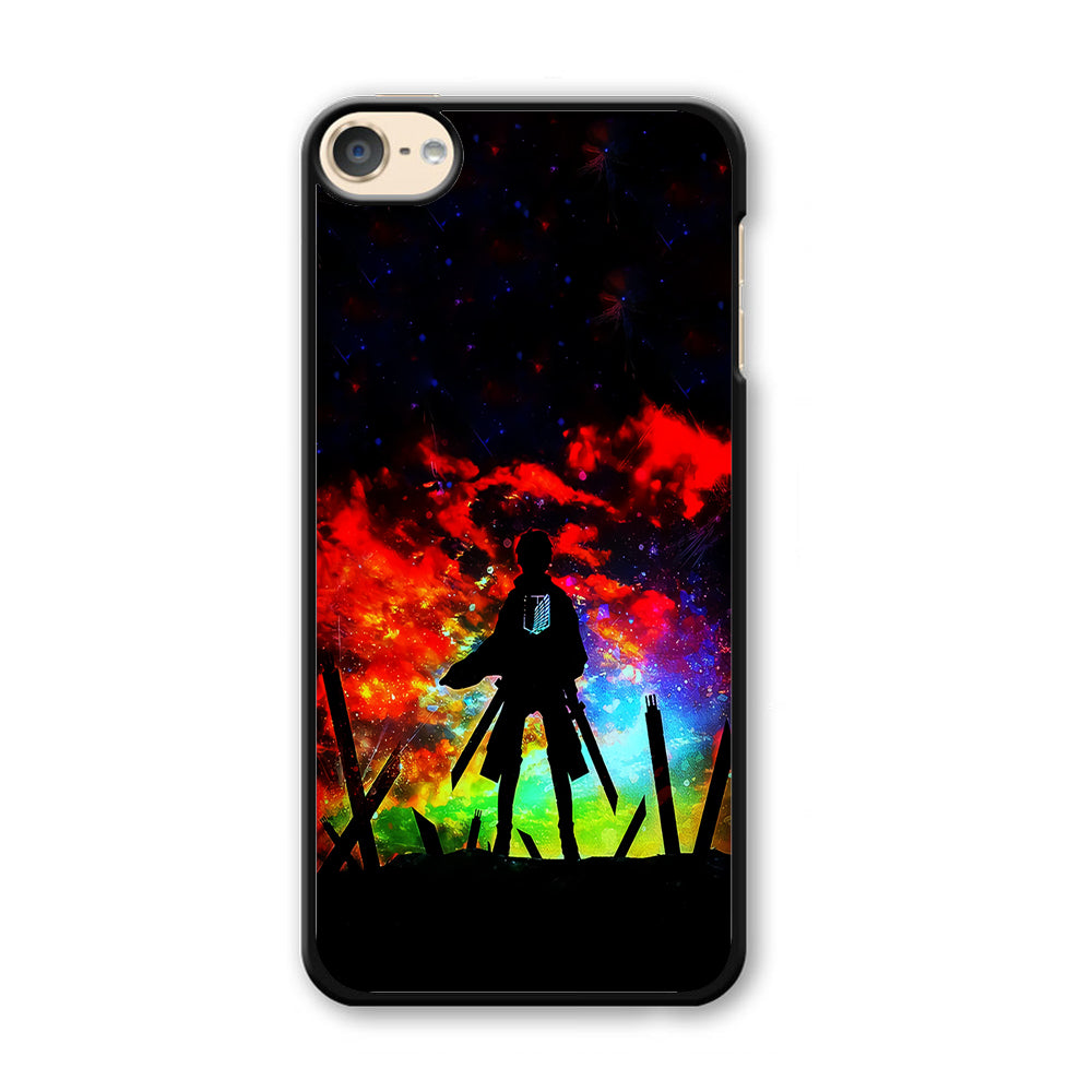 Eren Silhouette Shingeki No Kyojin iPod Touch 6 Case