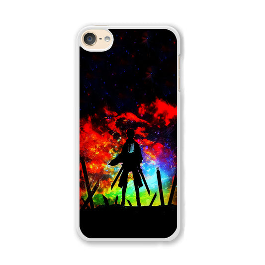 Eren Silhouette Shingeki No Kyojin iPod Touch 6 Case