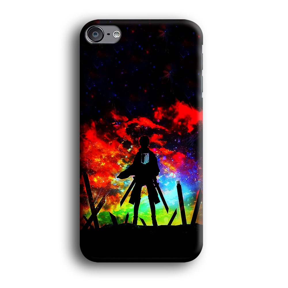 Eren Silhouette Shingeki No Kyojin iPod Touch 6 Case