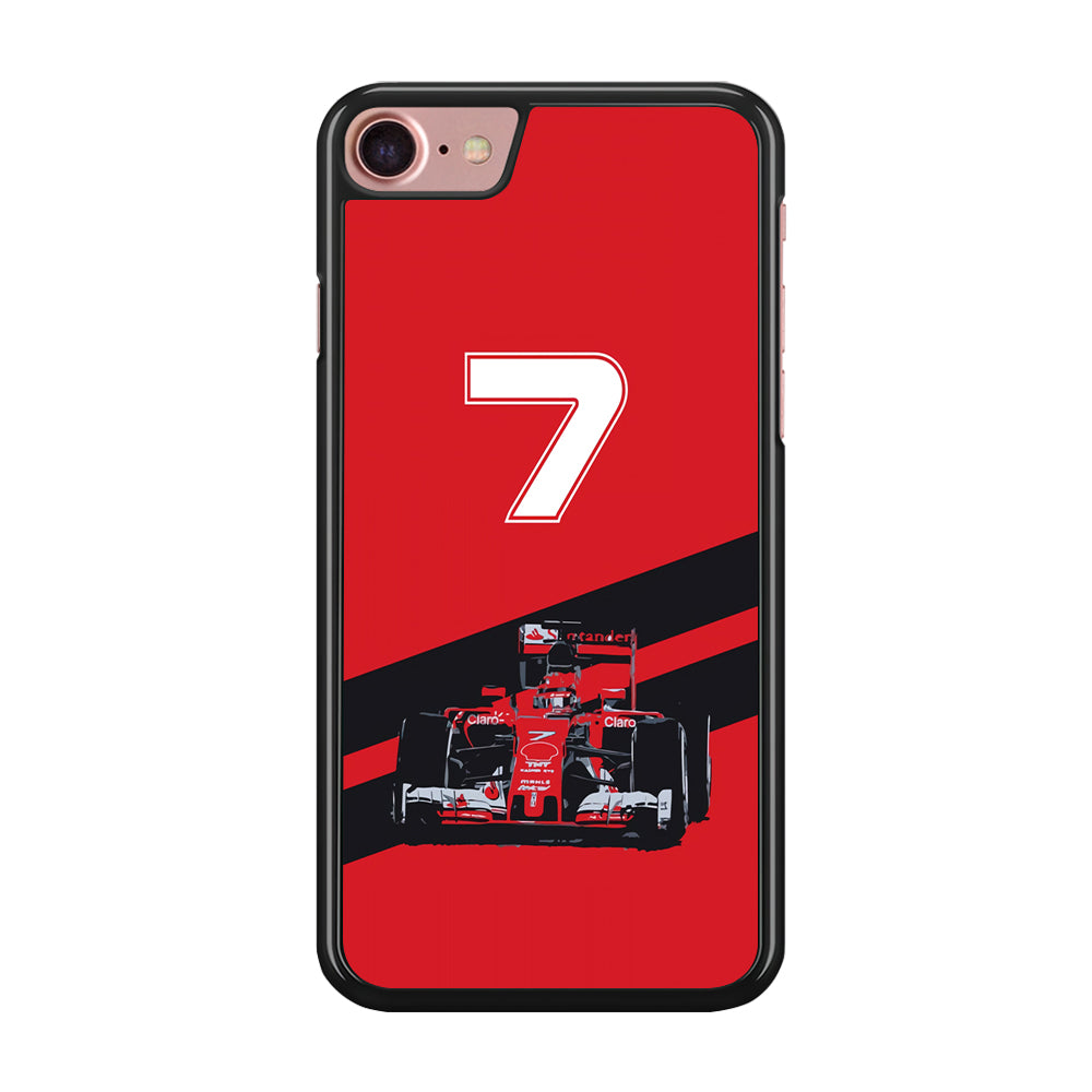 F1 Number Seven1 iPhone 8 Case