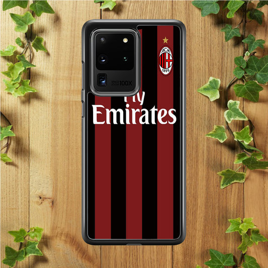 FB AC Milan Jersey Samsung Galaxy S20 Ultra Case