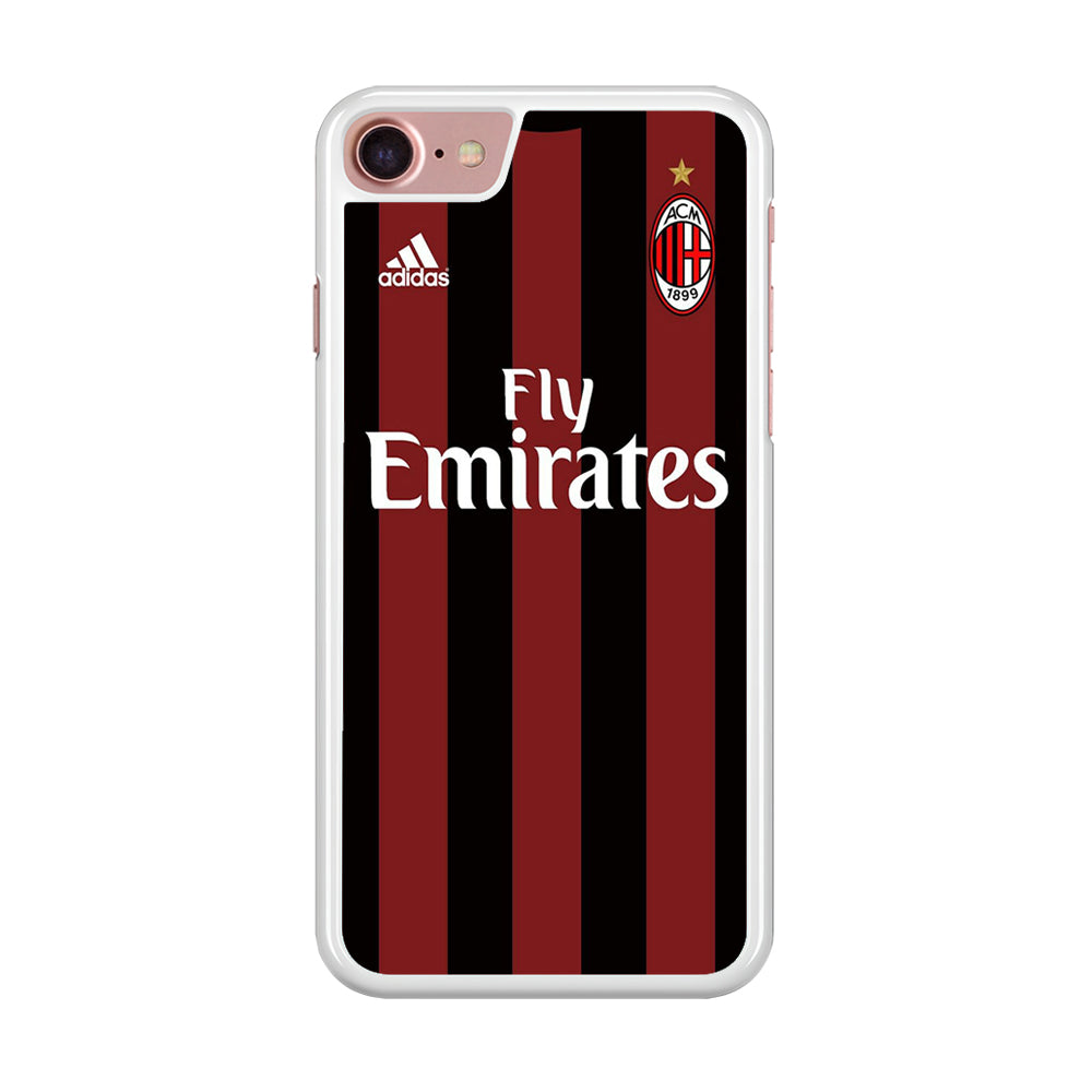 FB AC Milan Jersey iPhone 8 Case