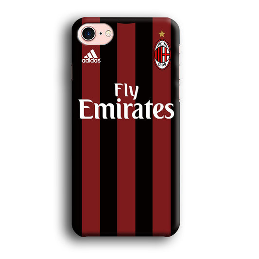 FB AC Milan Jersey iPhone 8 Case