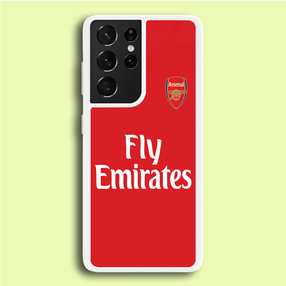 FB Arsenal Jersey Samsung Galaxy S21 Ultra Case