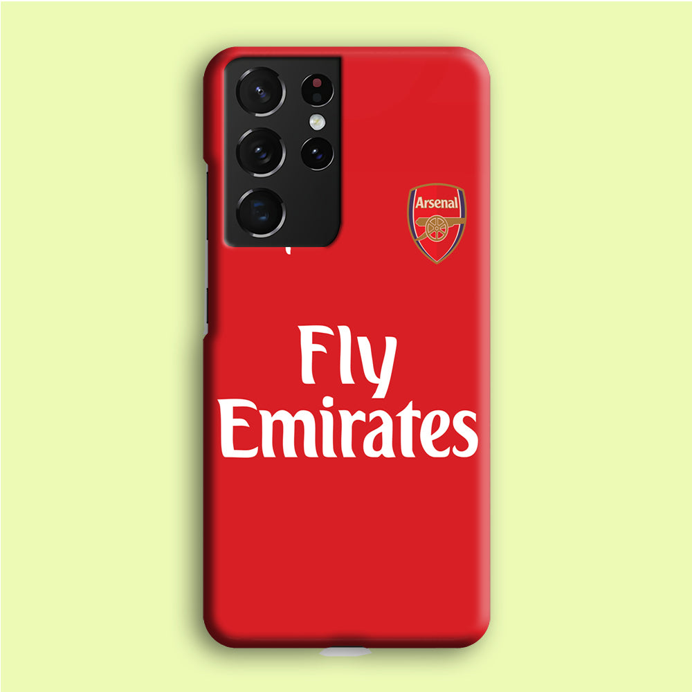 FB Arsenal Jersey Samsung Galaxy S21 Ultra Case