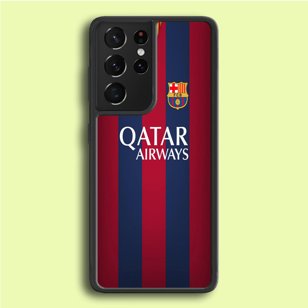 FB Barcelona Jersey Samsung Galaxy S21 Ultra Case