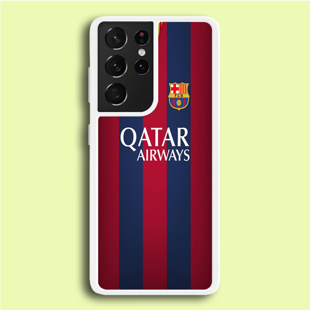 FB Barcelona Jersey Samsung Galaxy S21 Ultra Case