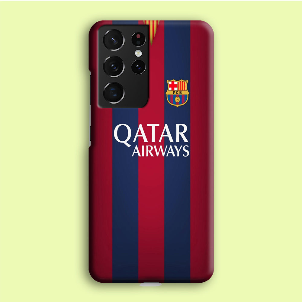 FB Barcelona Jersey Samsung Galaxy S21 Ultra Case