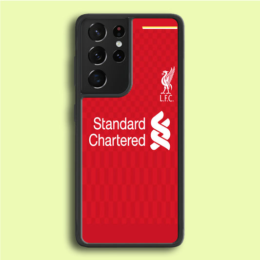 FB Liverpool Jersey Samsung Galaxy S21 Ultra Case