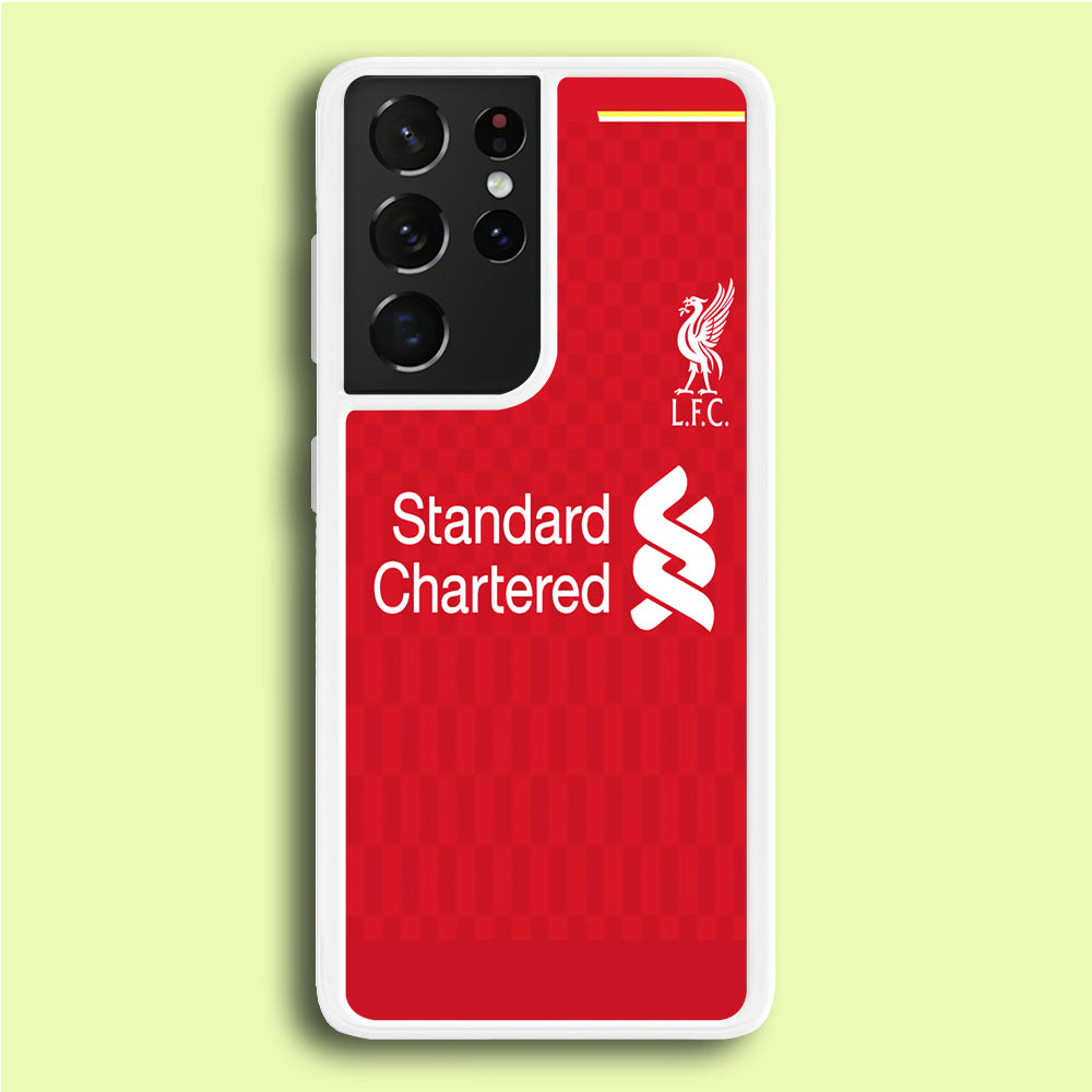 FB Liverpool Jersey Samsung Galaxy S21 Ultra Case