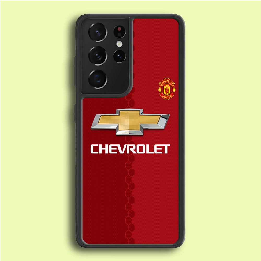 FB Manchester United Jersey Samsung Galaxy S21 Ultra Case