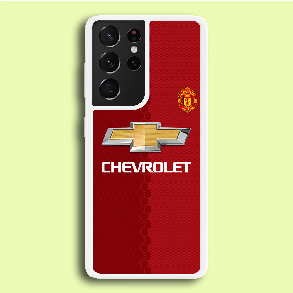 FB Manchester United Jersey Samsung Galaxy S21 Ultra Case