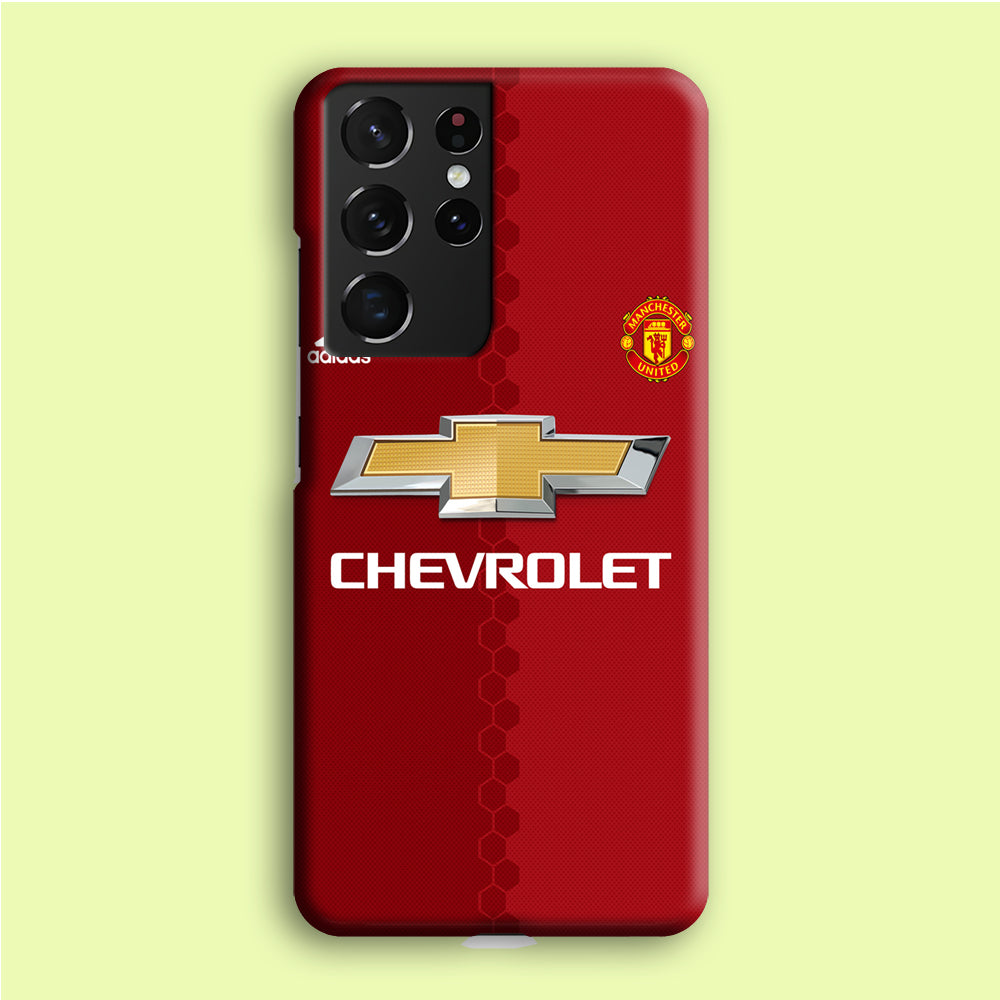 FB Manchester United Jersey Samsung Galaxy S21 Ultra Case