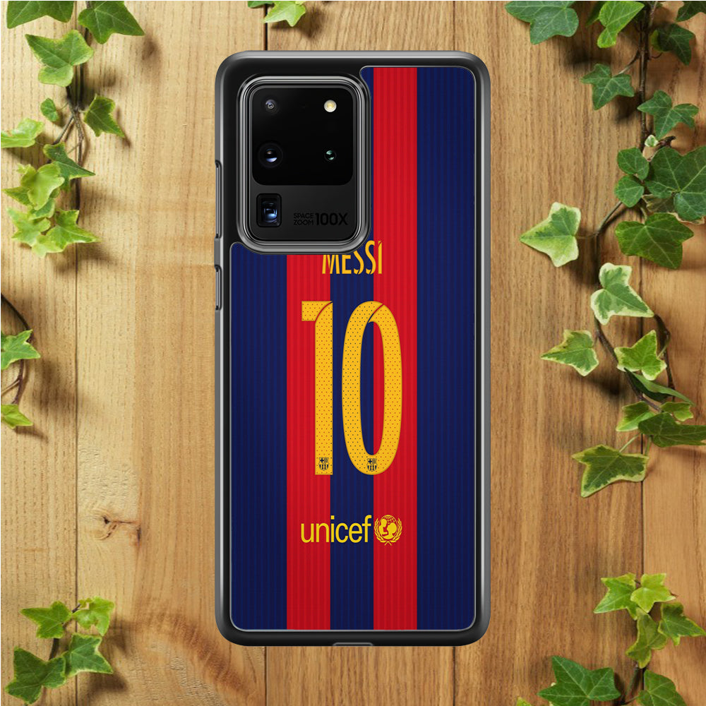 FB Messi Jersey Samsung Galaxy S20 Ultra Case