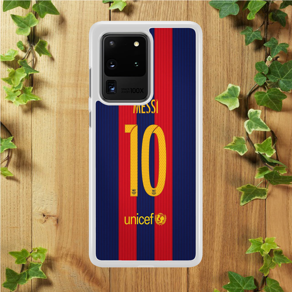 FB Messi Jersey Samsung Galaxy S20 Ultra Case