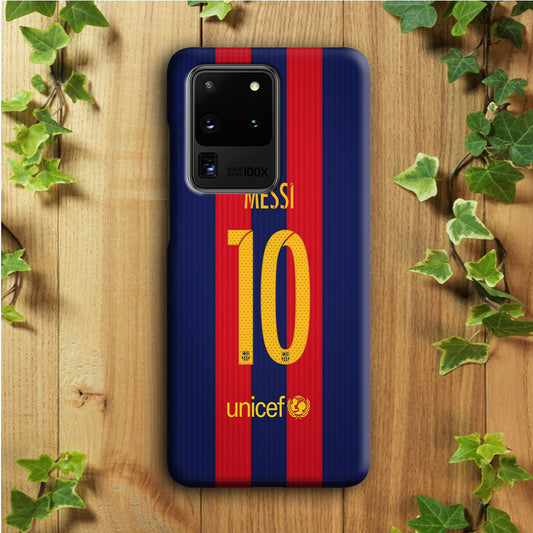 FB Messi Jersey Samsung Galaxy S20 Ultra Case