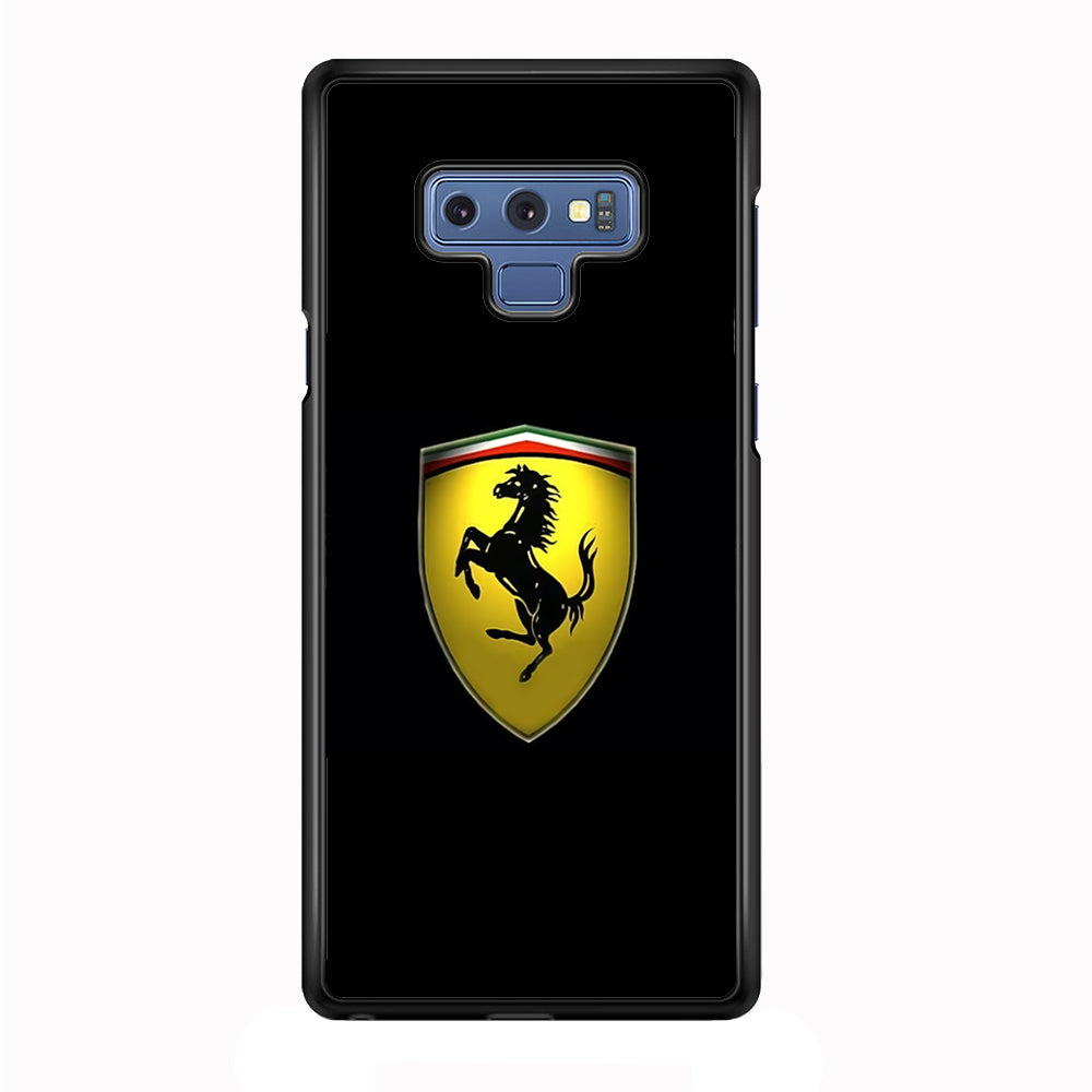 Ferrari Logo Black Samsung Galaxy Note 9 Case