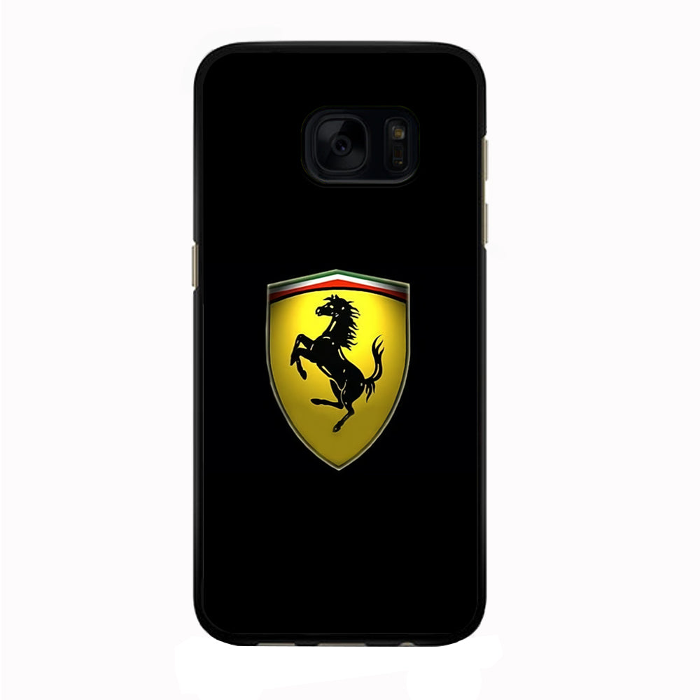 Ferrari Logo Black Samsung Galaxy S7 Case