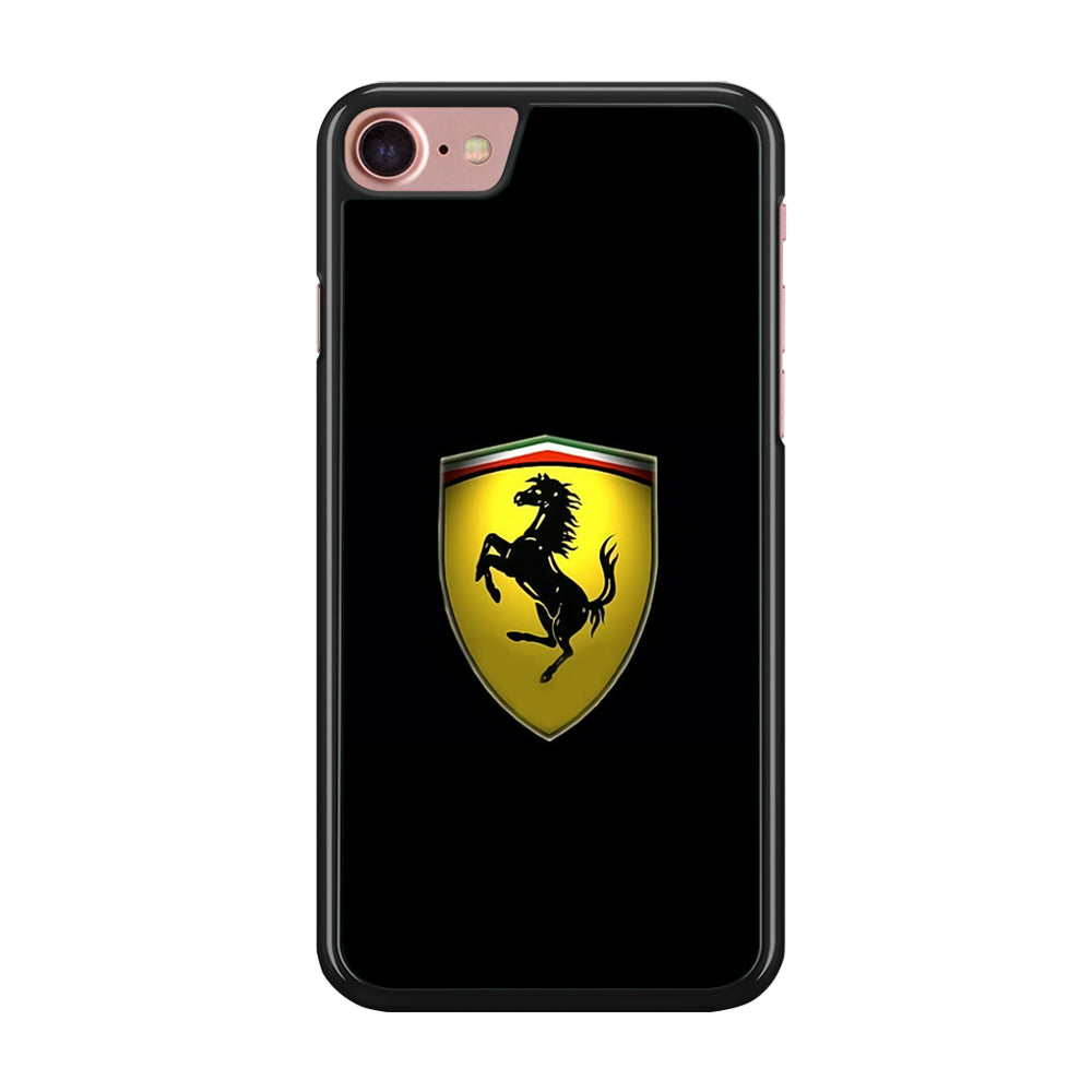 Ferrari Logo Black iPhone 8 Case